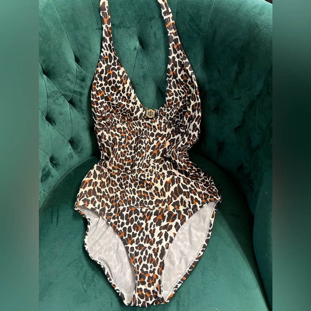 Tory Burch Leopard one piece size M